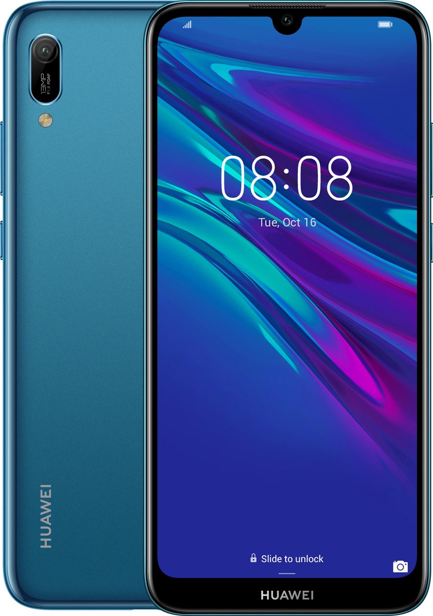 Huawei Y6 2019 15,5 cm (6.09") Double SIM Android 9.0 4G Micro-USB 2 Go 32  Go 3020 mAh... | bol.com