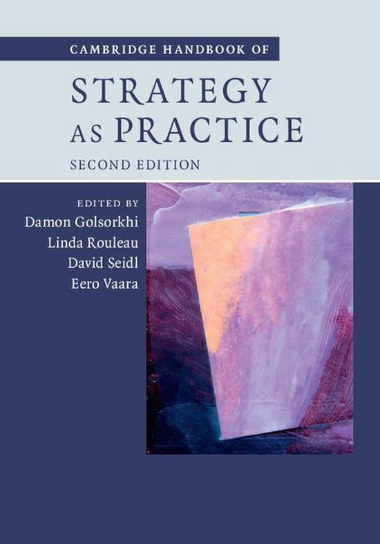 Cambridge Handbook of Strategy as Practice - cover