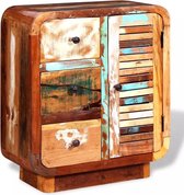 Dressoir massief gerecycled hout (incl. vloerviltjes)