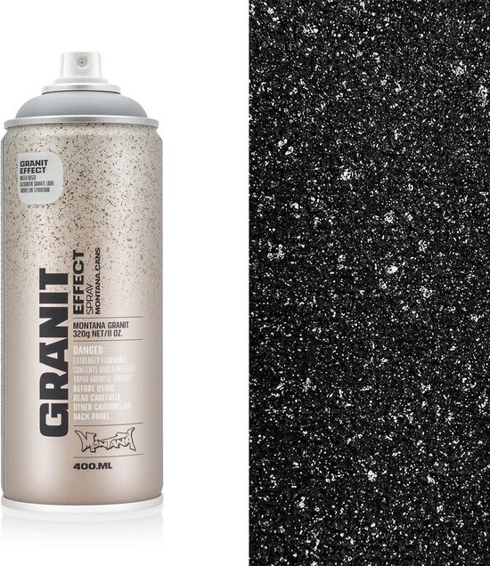 kool Moedig wat betreft Montana Graniet Effect 400ml Spuitbus - Zwarte granietlook | bol.com