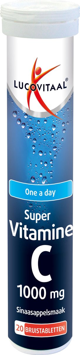 Goedkoopste Lucovitaal Super Vitamine C 1000mg Voegingssupplement - 20 bruistabletten