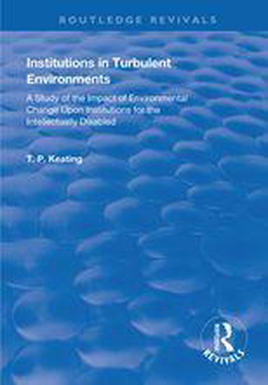 Routledge Revivals - Institutions in Turbulent Environments - cover