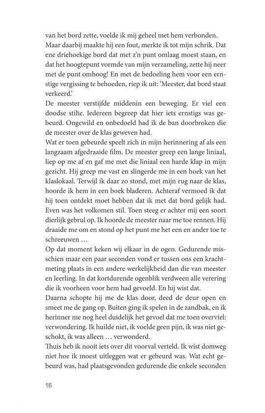 Pagina uit een boek met tekst, beginnend met de beschrijving van een bord.