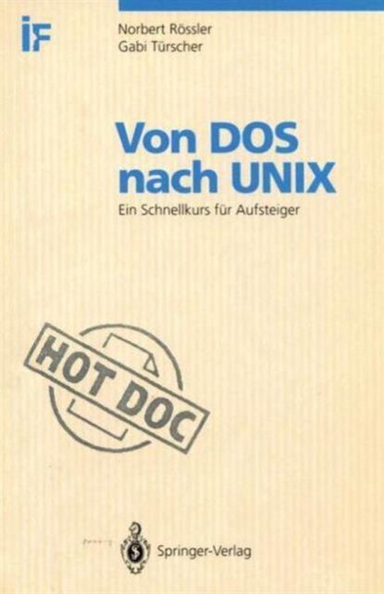 Von DOS nach UNIX - cover