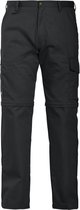 2502 PANTS ZIP OFF BLACK 88