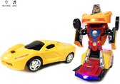 Transform - Robot Race Auto - 2in1 robot en auto - Transformation car (inclusief batterijen)