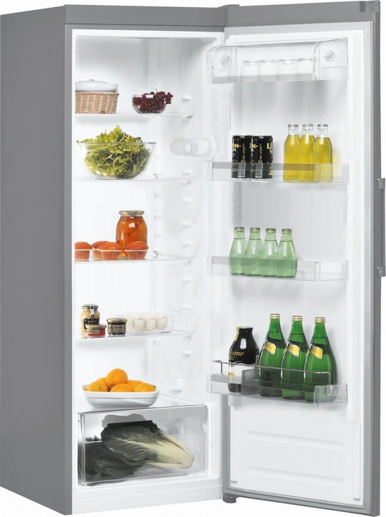 Koelkast: Indesit SI6 1 S Vrijstaand 322l A+ Grijs koelkast, van het merk Indesit