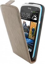 Mobiparts Vintage Flip Case HTC Desire 500 Creme