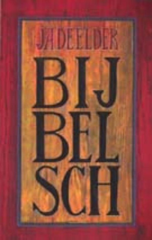 Cover van het boek 'Bijbelsch' van J.A. Deelder