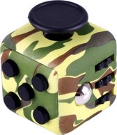 Camouflage patroon Fidget Cube Relieves Stress en Anxiety Attention Toy voor Children en Adults(Army Green)