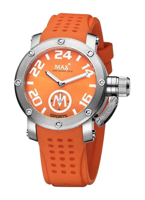 Max 5 -MAX556 - Horloge - Rubber - Oranje -36mm