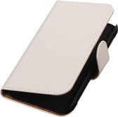 Coque Samsung Galaxy Xcover 3 Plain Bookstyle Wit