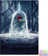 Diamond Painting "JobaStores®" Roos in stolp - volledig - 30x40cm