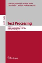 Lecture Notes in Computer Science 10478 - Text Processing