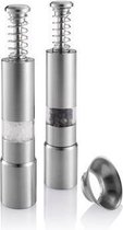Helix peper & zout drukmolen, zilver
