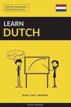 Learn Dutch - Quick / Easy / Efficient