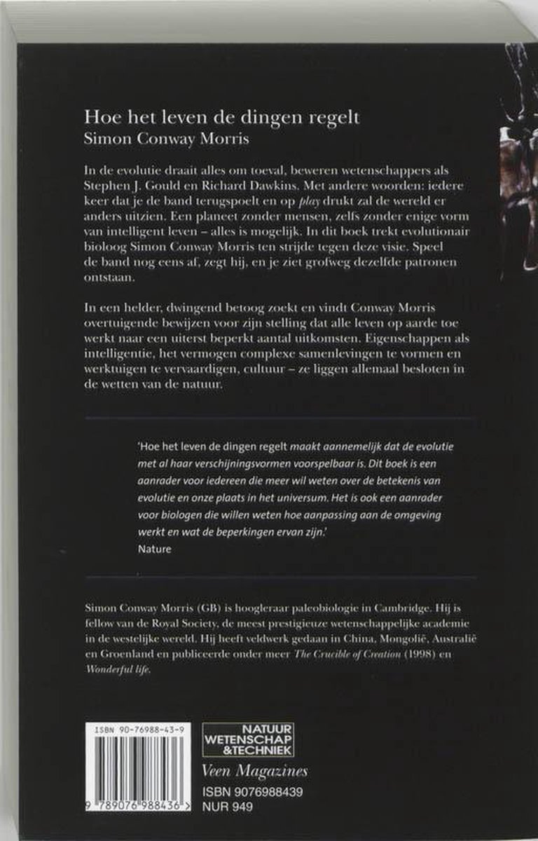 Hoe het leven de dingen regelt - back cover