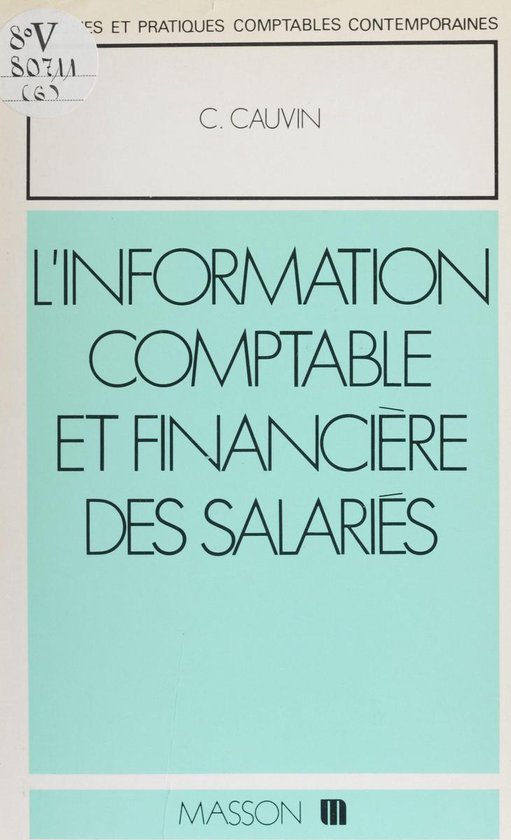 L'Information comptable et financière des salariés - cover