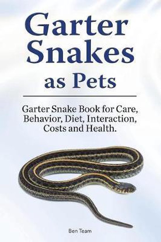 Garter Snakes as Pets. Garter Snake Book for Care, Behavior, Diet