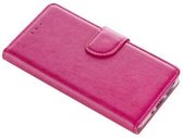 Xssive Hoesje Voor Huawei Y3 2017 Book Case - geschikt voor 3 pasjes - Pink