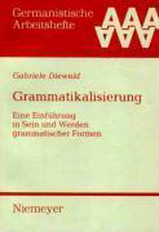 Germanistische Arbeitshefte- Grammatikalisierung - cover