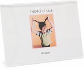 Deknudt Frames Plexi kader met voet S58RL1 - horizontaal - Fotoformaat: 10x15 cm