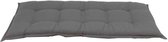 Lesliliving Outdoor Tuinbankkussen - 120 x 47 x 6 cm - Antraciet