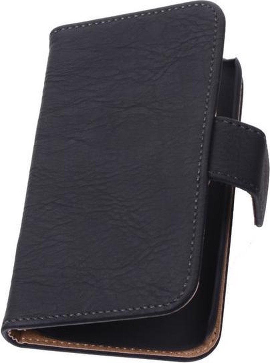 Zwart Hout Apple iPhone 6 Hoesjes Book/Wallet Case/Cover