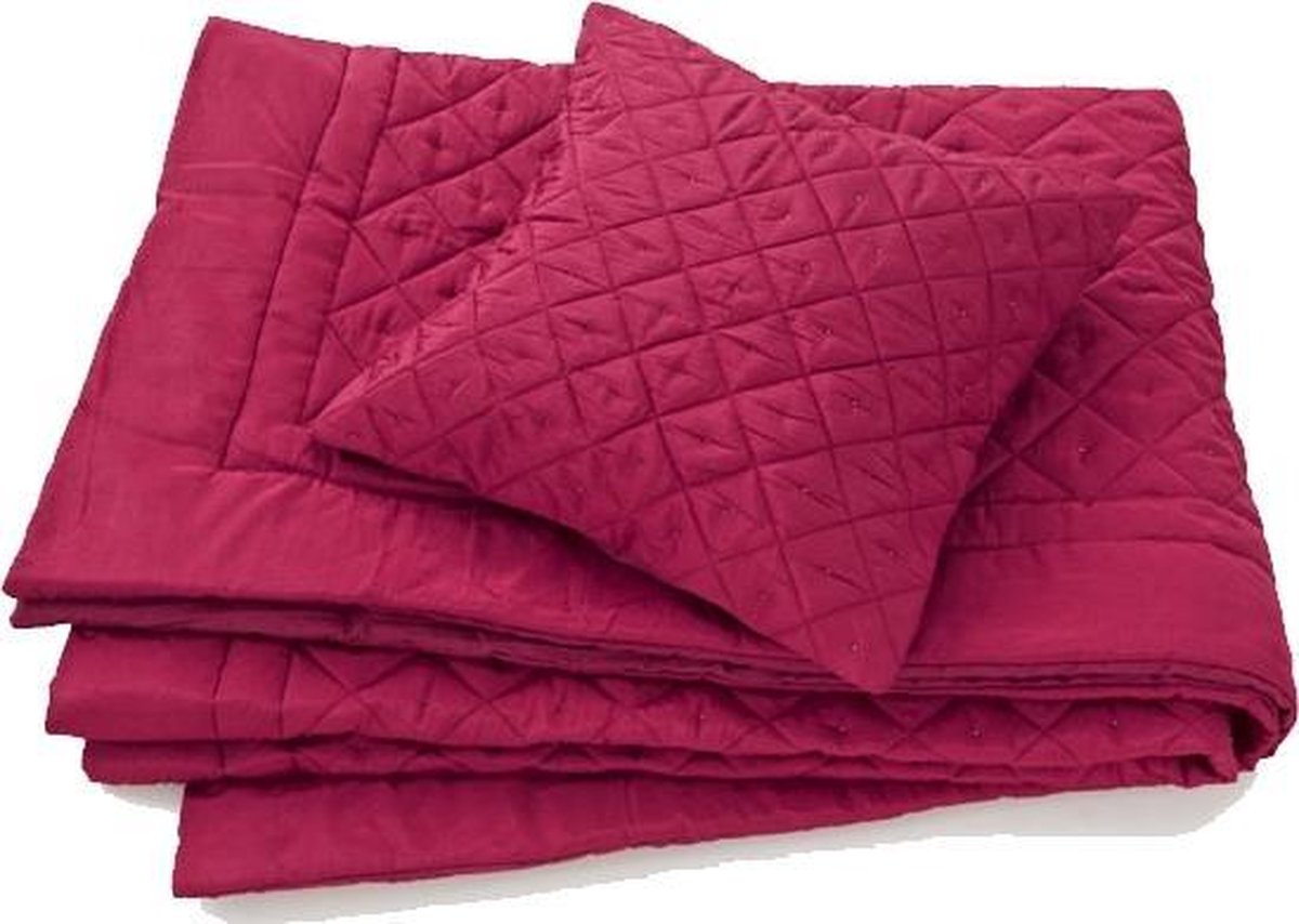 Essenza Diamond Sprei - Eenpersoons - 180x265 - Rood