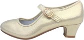 La Señorita - Anna Prinsessen schoenen parelmoer/Spaanse Prinsessen schoenen-maat 24 (binnenmaat 16 cm) bij jurk