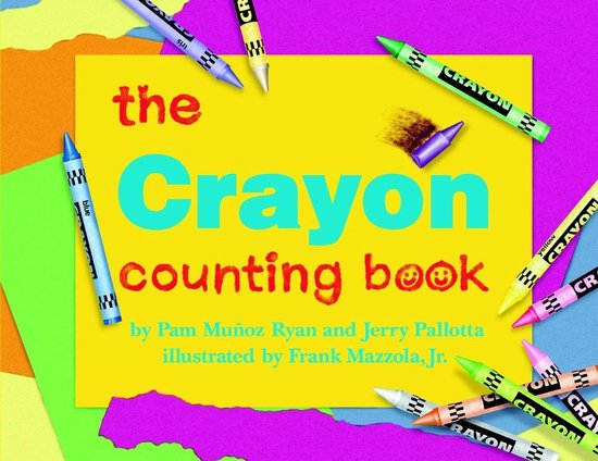 Jerry Pallotta's Counting Books - The Crayon Counting Book - cover