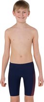 Speedo Gala Logo Boys Jammer  Kinderen Zwembroek - Marine-Oranje - 140