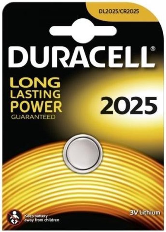 Duracell CR2025 - DL2025 3v Lithium Batterij | bol.com