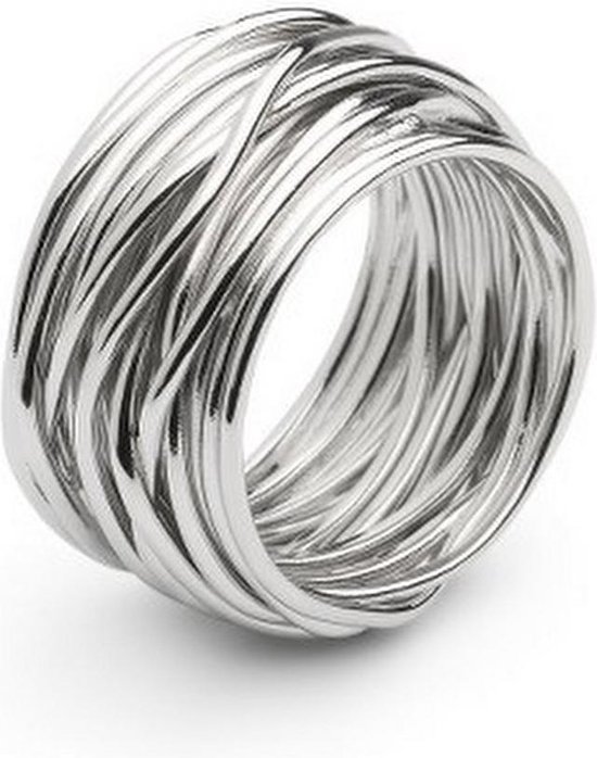 Casa Jewelry Ring Wikkel Large - maat 18.50 - Zilver