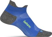 Feetures Elite Light Cushion No Show Tab - Blauw/Grijs - Hardloopsokken - Sportsokken - Extra Large - 47/51