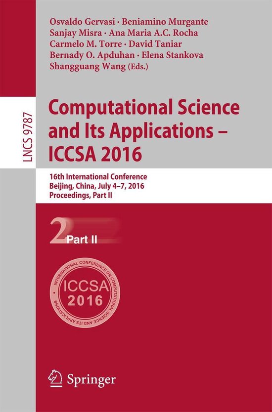 Springer Nature Proceedings Computer Science 2 - Computation ... - cover
