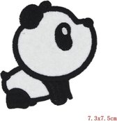 Strijk embleem Kruipende Panda
