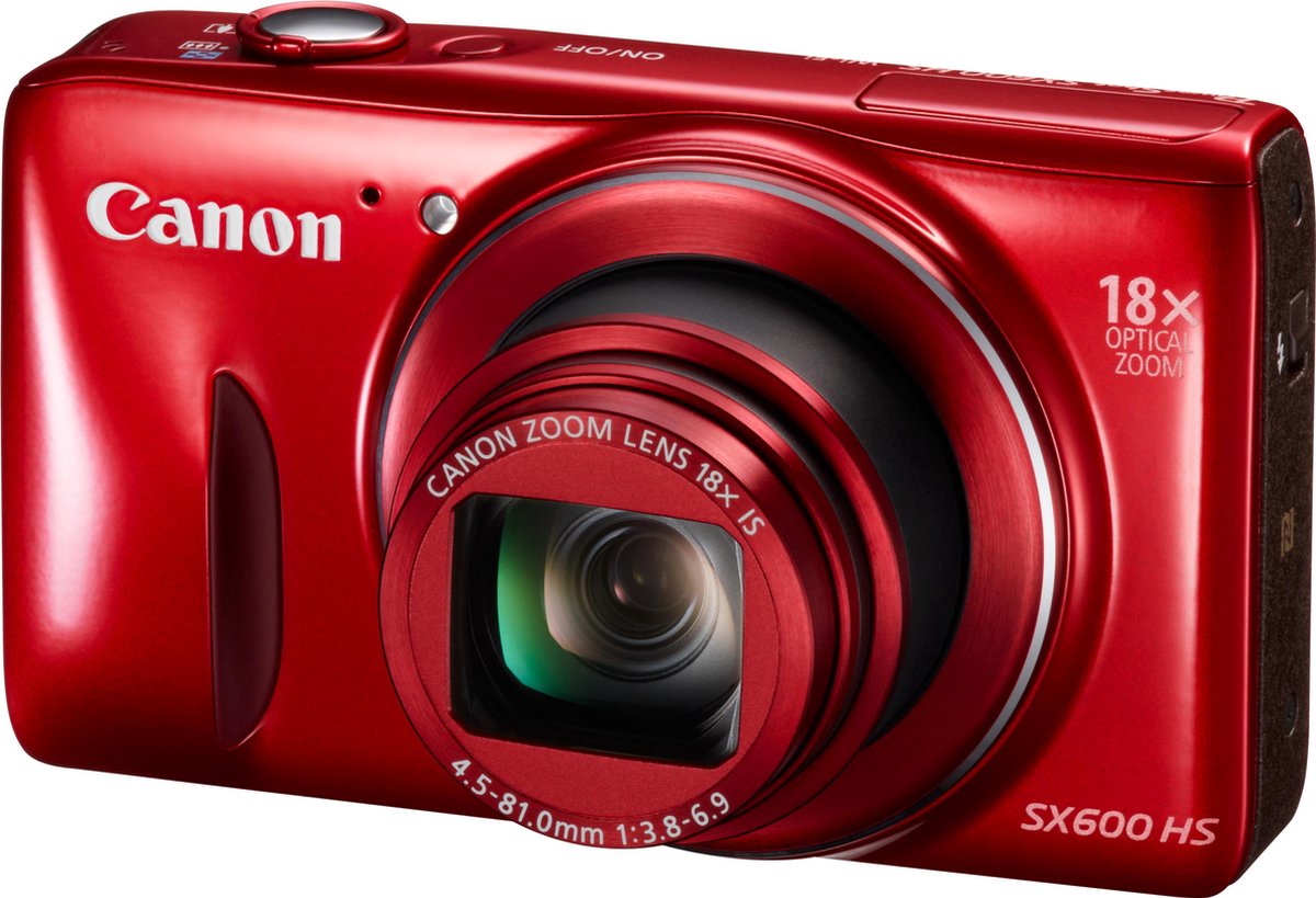 Canonキャノン PowerShot SX600 HS Canon Powershot SX600 HS Rood - Compact Camera met WiFi | bol