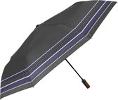 Perletti Paraplu Compact Heren Grijs 96 Cm