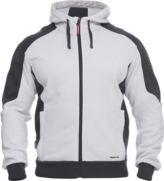FE Engel Galaxy Hoodie Sweater 8820-233 - Wit/Antraciet 379 - XL