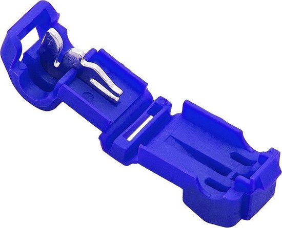 Inhalen Subjectief Deuk Draad Connector met Kabelschoen Snelkoppeling - 0.75-1.5 mm2 - Blauw 100  Stuks | bol.com