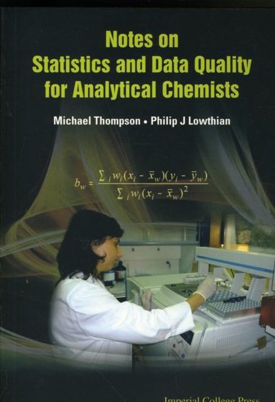 Notes on Statistics and Data Quality for Analytical Chemists - cover