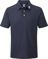 Stretch Pique Polo shirt - Navy