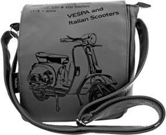Italian Scooters Vespa sac à bandoulière gris | bol
