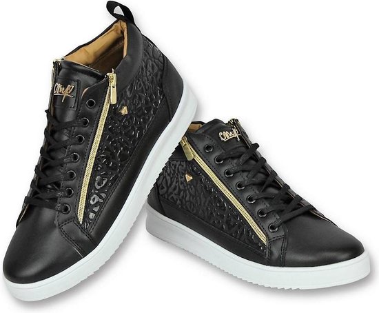 Heren - Heren Sneaker Black Gold - CMS98
