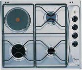 Whirlpool AKM261IX kookplaat Roestvrijstaal Ingebouwd Combi 4 zone(s)