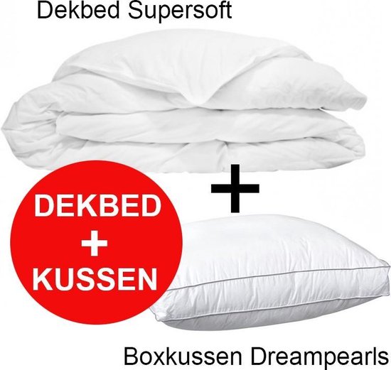 Klaas Vaak Dekbed Supersoft - 140x220 cm + Box Hoofdkussen | bol.com