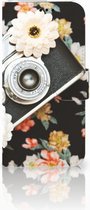Geschikt voor Samsung Galaxy A5 2017 Bookcase Hoesje Vintage Camera