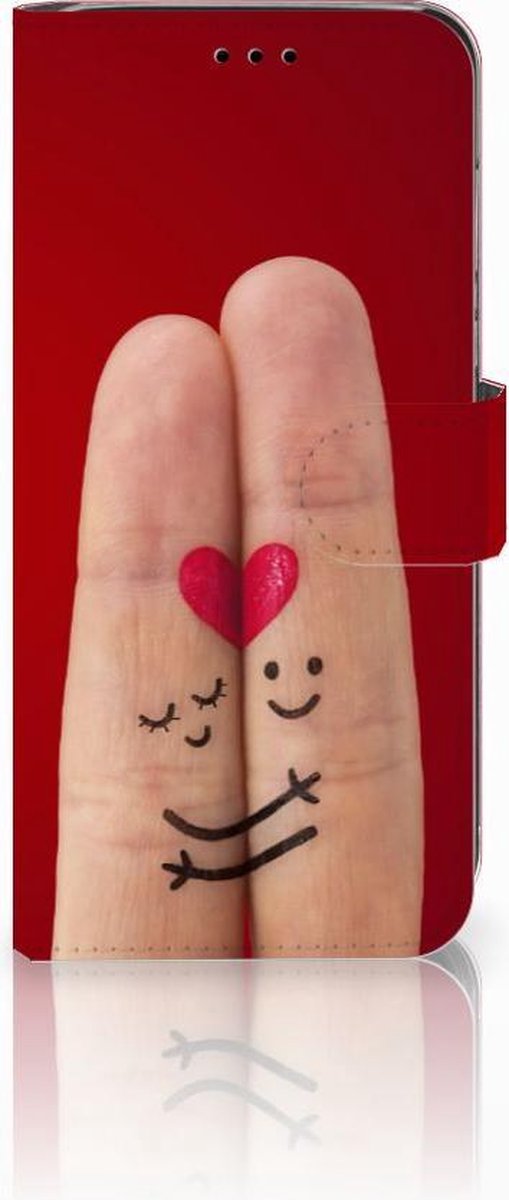 Huawei P20 Lite Wallet Case met Pasjes Liefde - Origineel Romantisch Cadeau