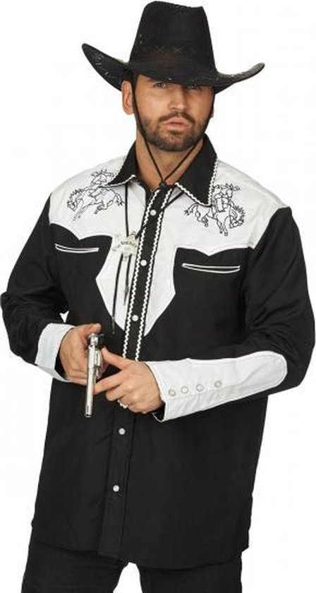 Cowboy overhemd met borduursel 58-60 (2xl/3xl) | bol.com